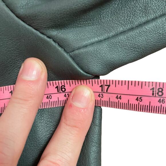 All Saints Balfern Grey Leather Moto Jacket - Picture 8 of 11